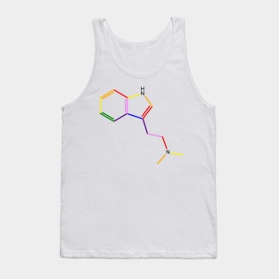 DMT Molecule Rainbow Chemistry Tank Top